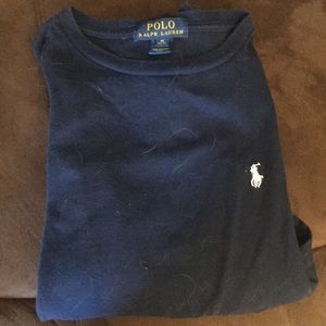 Long sleeve navy blue shirt size medium